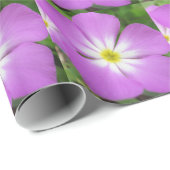 紫色の花のペチュニアの包装紙 ラッピングペーパー (ロールコーナー)