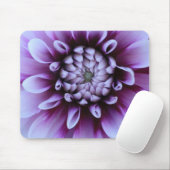 紫色の花のマウスパッド マウスパッド (マウス)