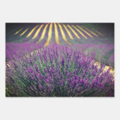 紫色の花のラッピングシート ラッピングペーパーシート (正面3)