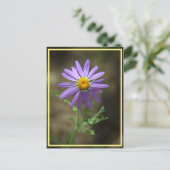 紫色の花の力 ポストカード (スタンド正面)