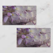 紫色の花の名刺 名刺 (正面/裏面)