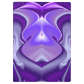 紫色の花の夢 クリップボード (裏面)
