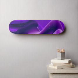 紫色の花の夢 スケートボード