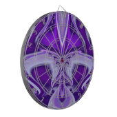 紫色の花の夢 ダーツボード (正面左)