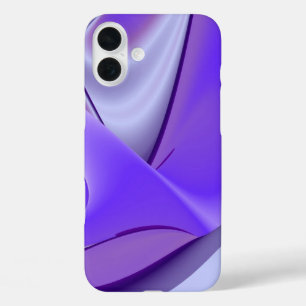 紫色の花の夢 iPhone 16 PLUSケース