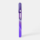 紫色の花の夢 iPhone 16ケース (左側面)