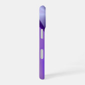 紫色の花の夢 iPhone 16ケース (右側面)