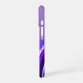 紫色の花の夢 iPhone 16ケース (左側面)