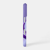 紫色の花の夢 iPhone 16ケース (右側面)