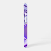 紫色の花の夢 iPhone 16ケース (左側面)