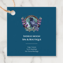 紫色の花の天空の結晶リース フェイバータグ