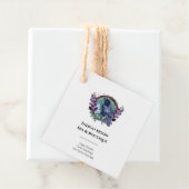 紫色の花の天空の結晶リース フェイバータグ (インサイチュ)