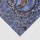 紫色の花の月の妖精 薄葉紙 (詳細)