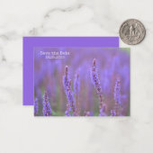 紫色の花の海RHSウィズリー日付を保存 ノートカード (正面/裏面インサイチュ)