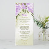 紫色の花の結婚緑 メニュー (スタンド正面)