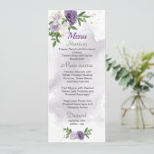 紫色の花の結婚緑 メニュー (スタンド正面)