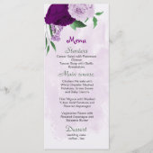 紫色の花の結婚緑 メニュー (正面)