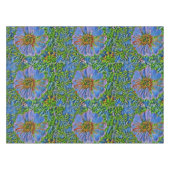 紫色の花の絵画 テーブルクロス (正面(横))