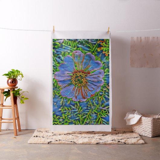 紫色の花の絵画 ファブリック (インサイチュ)