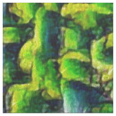 紫色の花の絵画 ファブリック (クローズアップ)