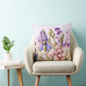 紫色の花の美しいアレイ クッション (椅子)