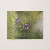 紫色の花の自然写真 ジグソーパズル (横)