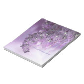 紫色の花の蘭 ノートパッド (回転)