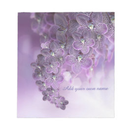 紫色の花の蘭 ノートパッド