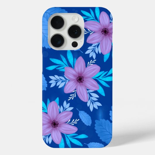 紫色の花の覆い Case-Mate iPhoneケース (裏面)