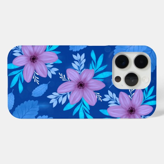 紫色の花の覆い Case-Mate iPhoneケース (裏面 (横))