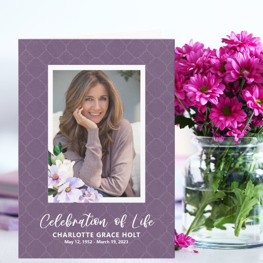 紫色の花の記念事業 プログラム