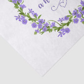 紫色の花の輪を切り離すいい日を過ごす 薄葉紙 (詳細)