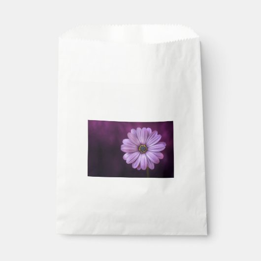紫色の花の開花 フェイバーバッグ (正面)