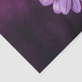 紫色の花の開花 薄葉紙 (詳細)