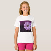 紫色の花の開花 Tシャツ (正面フル)