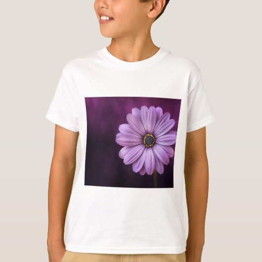 紫色の花の開花 Tシャツ (正面)