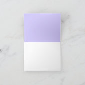 紫色の花のSweet sixteen ノートカード (内部)