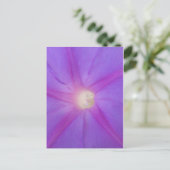 紫色の花はがき ポストカード (スタンド正面)