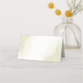 紫色の花は緑離れ色 プレイスカード (裏面)