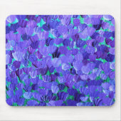 紫色の花びら マウスパッド (正面)
