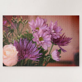 紫色の花を咲かせた ジグソーパズル