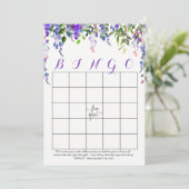 紫色の花シャワービンゴカード (スタンド正面)