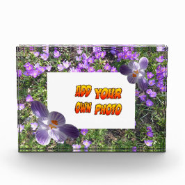 紫色の花ストライプのはクスクス。フォトブロック フォトブロック