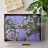 紫色の花ティッシュペーパー 薄葉紙 (ギフト)