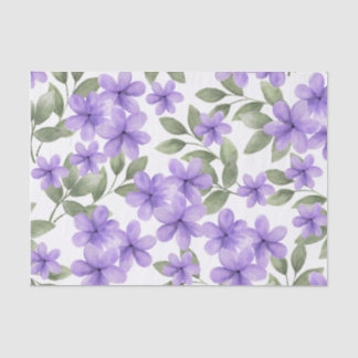 紫色の花ティッシュペーパー 薄葉紙