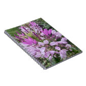 紫色の花ノート ノートブック (右側)