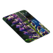 紫色の花フォトマグネット マグネット (右側)