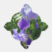 紫色の花取り出し特典ボックス フェイバーボックス (折り畳みなし)