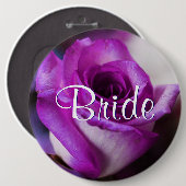 紫色の花嫁は上がりました 缶バッジ (正面&裏面)