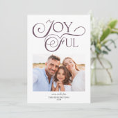 紫色の花嫁クリスマスクリスマスクリスマスプレゼント写真 シーズンカード (スタンド正面)